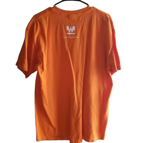 What a burger Orange Shirt Mens size XL - Picture 1 of 6